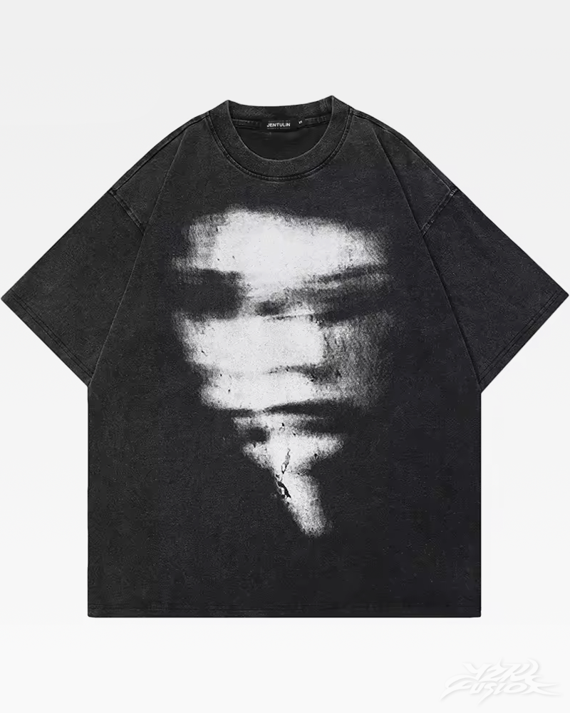 Y2K Blurry Face Shirt