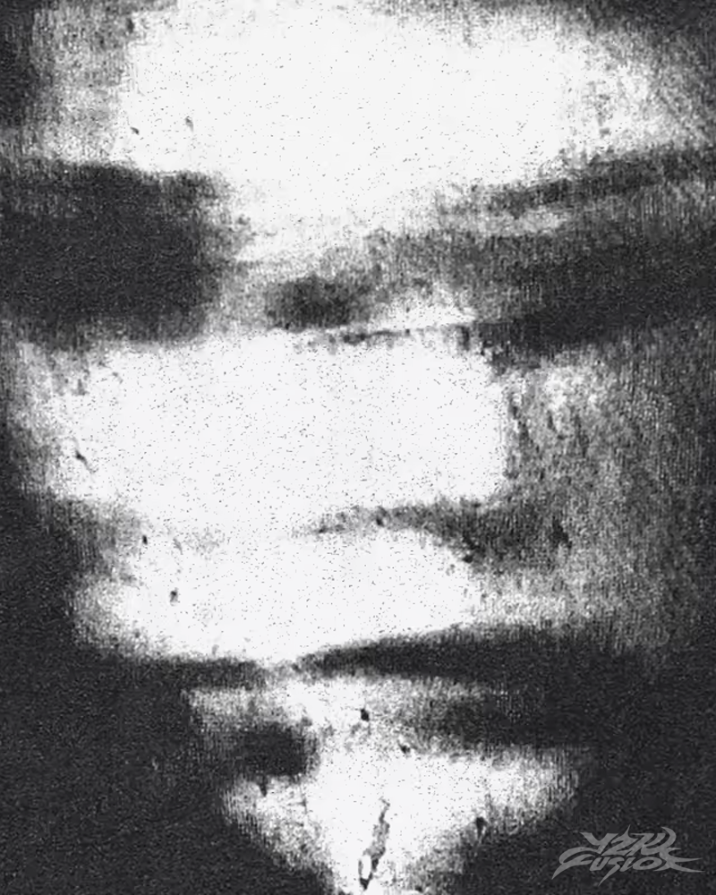 Y2K Blurry Face Shirt