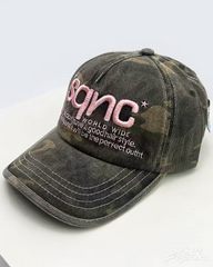 Y2K Camo Baseball Cap