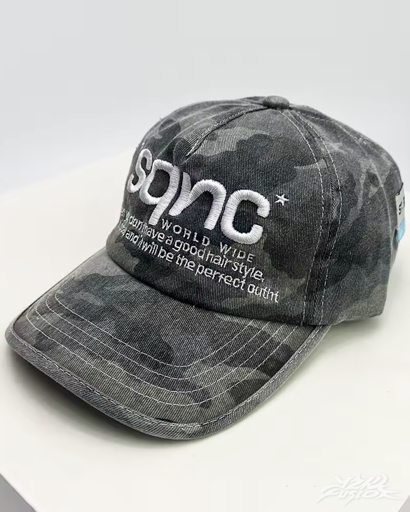 Y2K Camo Baseball Cap