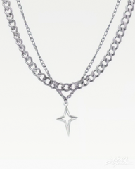 Y2K Cross Necklace Men