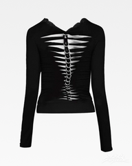 Y2K Cut Out Back Top