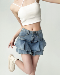 Y2K Denim Mini Skirt