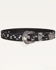 Y2K Denim Western Belt