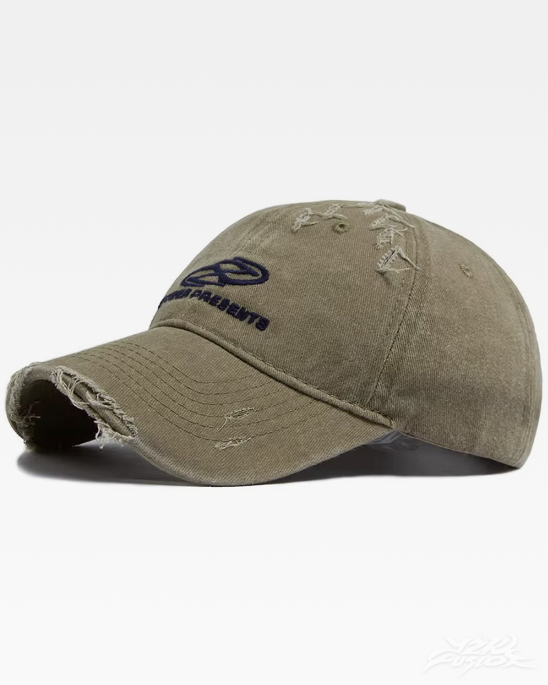Y2K Distressed Baseball Cap