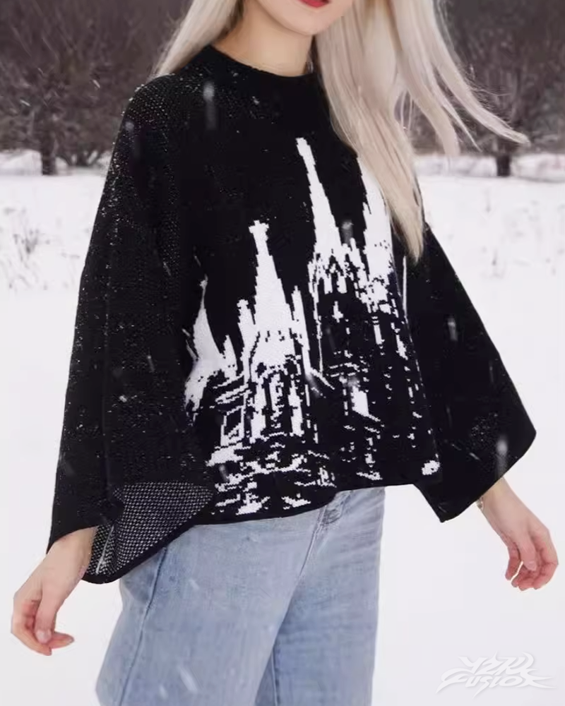 Y2K Gothic Sweater
