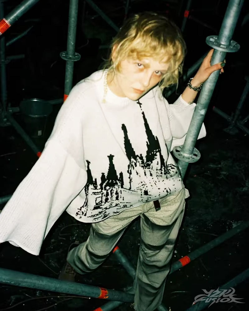 Y2K Gothic Sweater