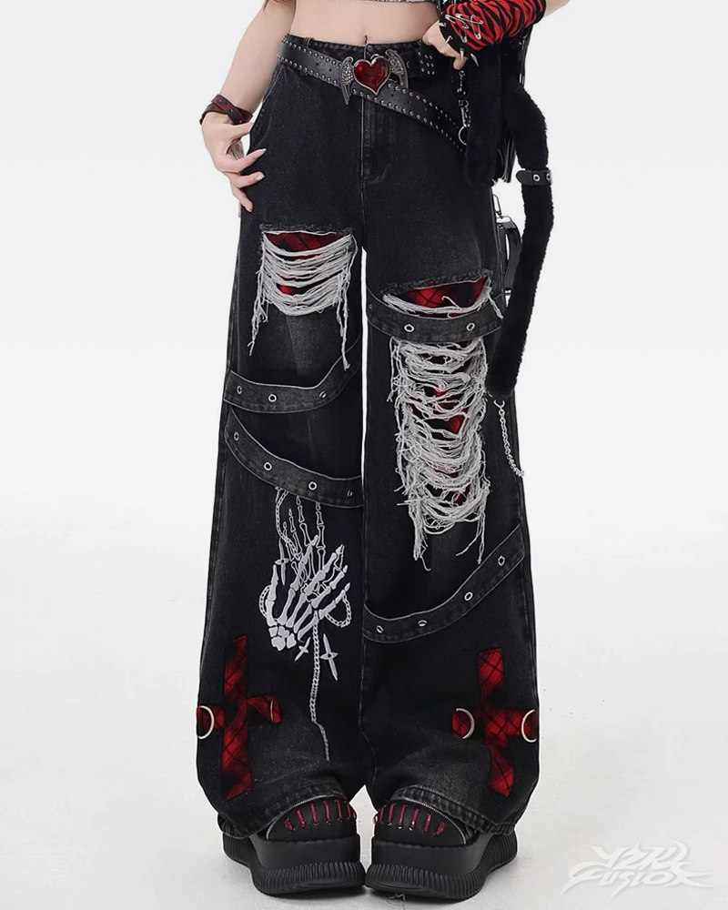 Y2K Grunge Baggy Jeans
