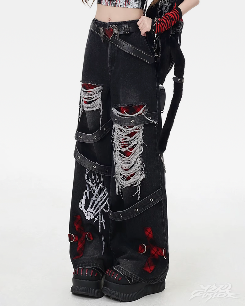 Y2K Grunge Baggy Jeans