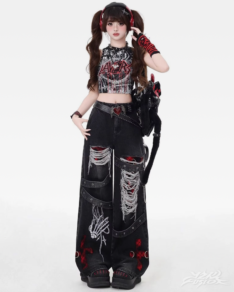 Y2K Grunge Baggy Jeans