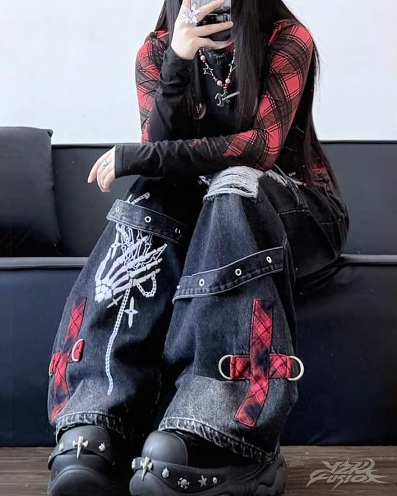 Y2K Grunge Baggy Jeans
