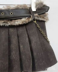 Y2K Pleated Skirt
