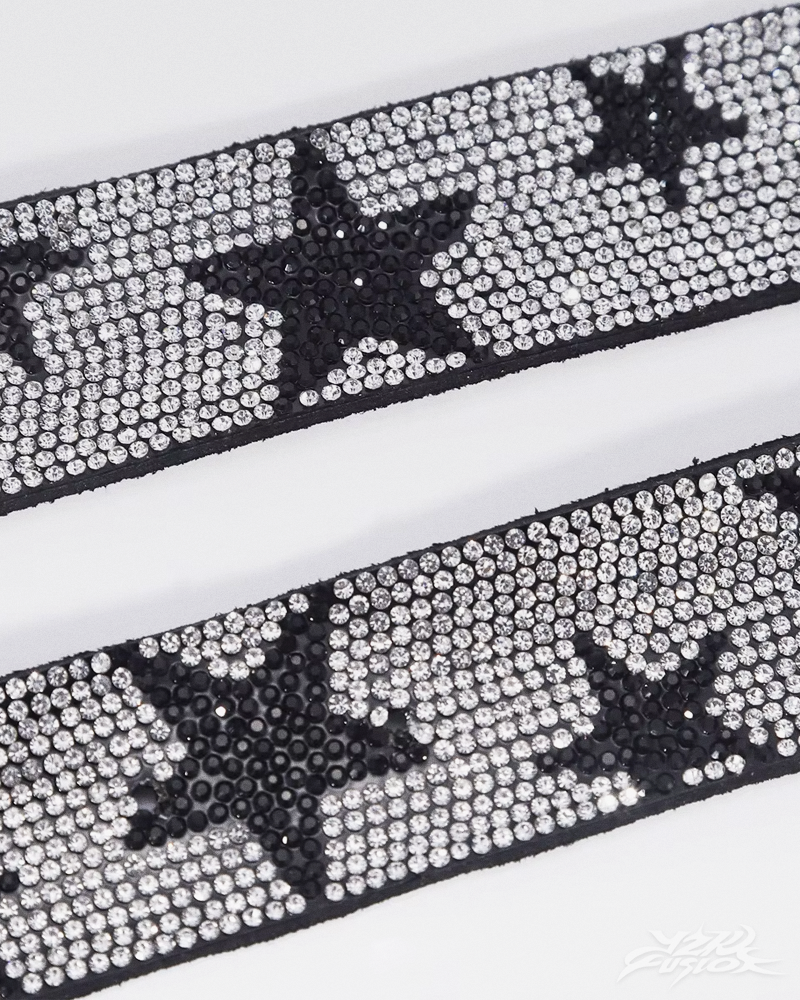 Y2K Rhinestone Star Belt