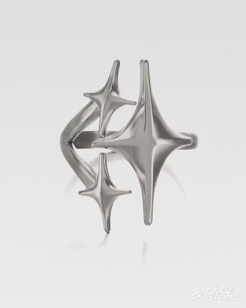 Y2K Star Ring