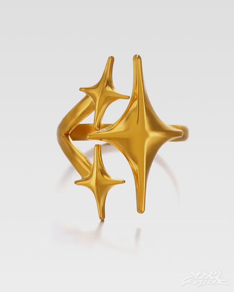 Y2K Star Ring