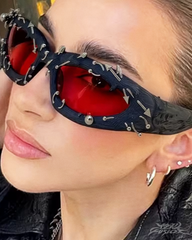 Y2K Sunglasses With Piercings