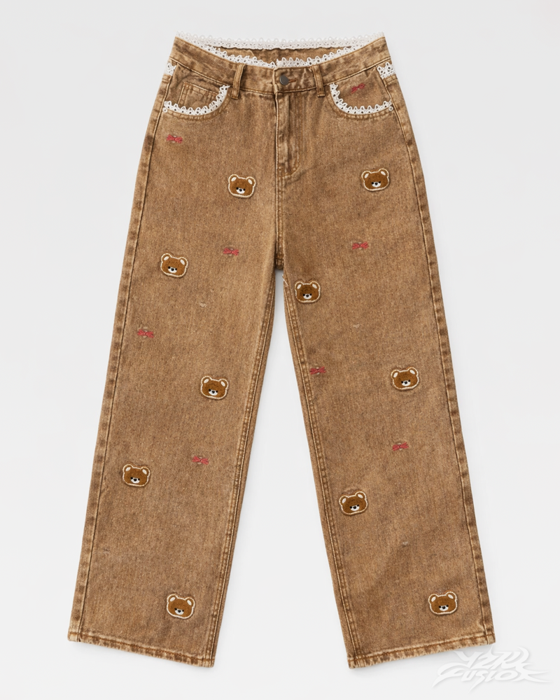 Y2K Teddy Bear Jeans