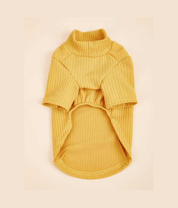 Green Small Plaid Pet Sweater
